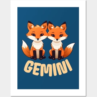 Gemini Zodiac Sign Posters and Art